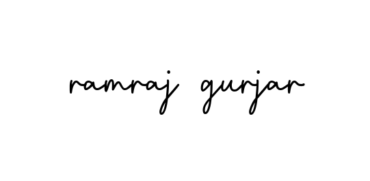 Ramraj-gurjar- signature