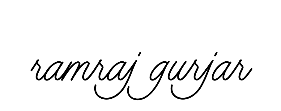 Ramraj-gurjar- signature
