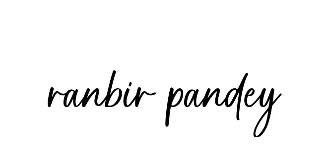 Handwritten Signature for Ranbir-pandey - Style 142 Online