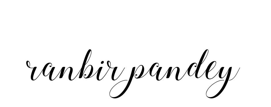 Handwritten Signature for Ranbir-pandey - Style 144 Online