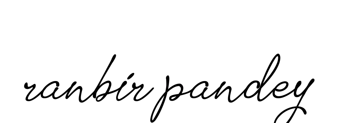 Handwritten Signature for Ranbir-pandey - Style 151 Online
