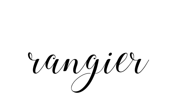 Handwritten Signature for Rangier - Style 144 Online