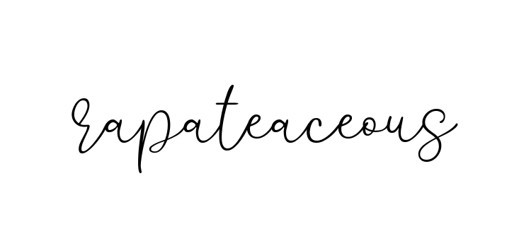 Rapateaceous Signature Style TerselyRegular