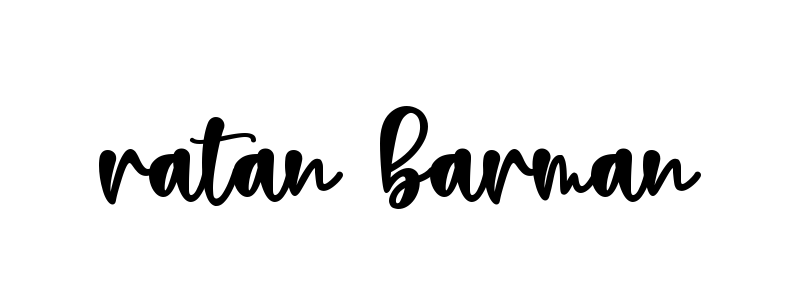 Handwritten Signature for Ratan-barman- - Style 136 Online