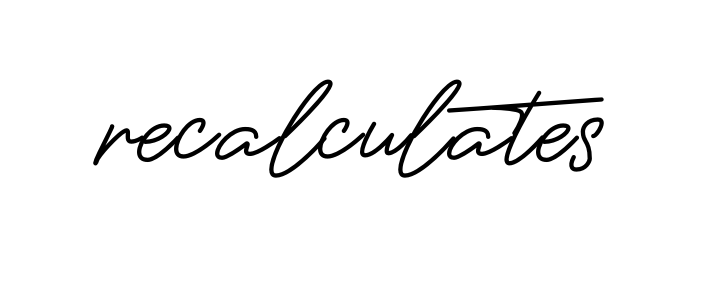 Recalculates signature