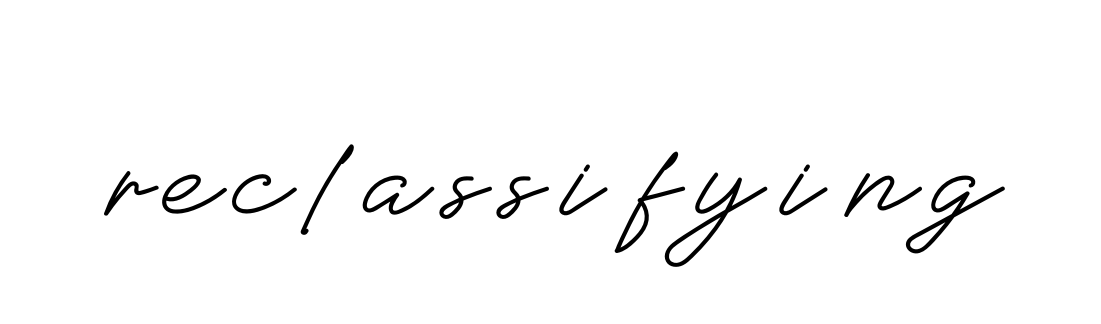 Handwritten Signature for Reclassifying - Style 152 Online