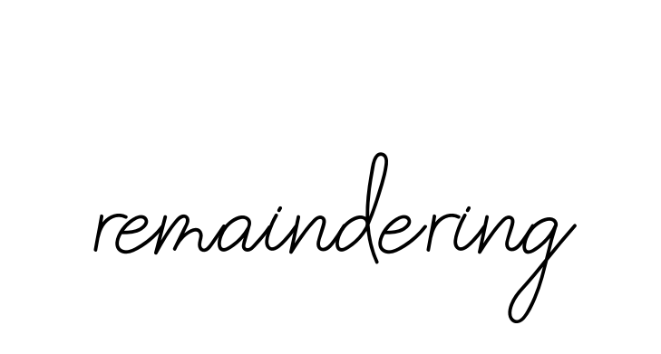Handwritten Signature for Remaindering - Style 145 Online