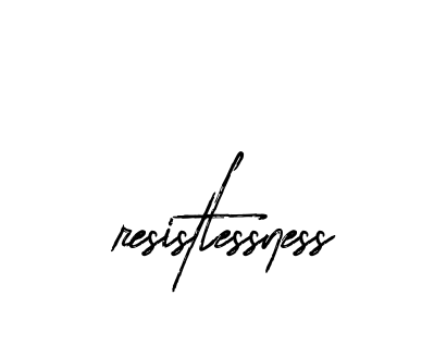 Handwritten Signature for Resistlessness - Style 133 Online