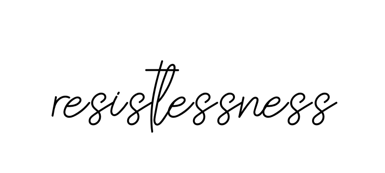Handwritten Signature for Resistlessness - Style 145 Online