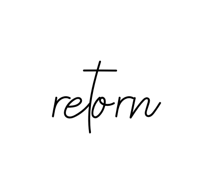 Handwritten Signature for Retorn - Style 145 Online
