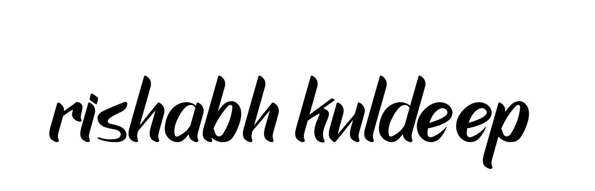 Rishabh Kuldeep  Signature Style VanillaMilk