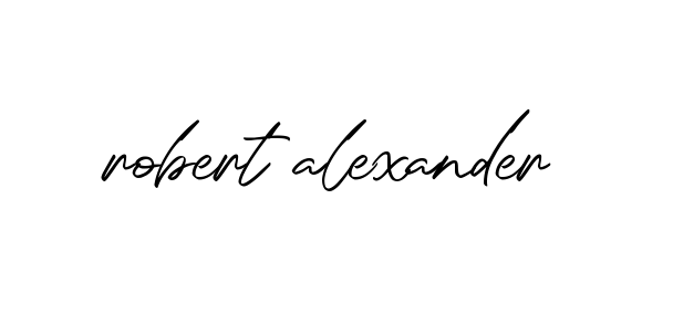 Robert-alexander signature