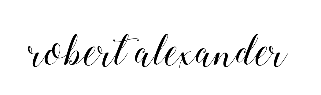 Robert-alexander signature
