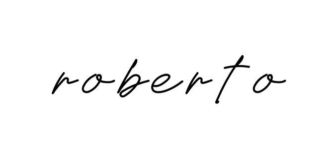 Handwritten Signature for Roberto- - Style 152 Online