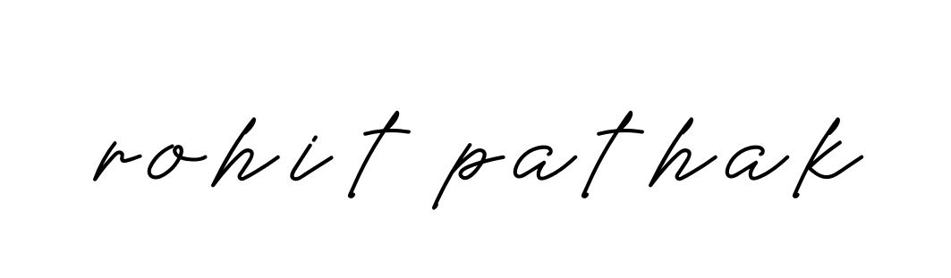 Handwritten Signature for Rohit-pathak - Style 152 Online