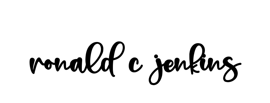 Handwritten Signature for Ronald-c-jenkins - Style 136 Online