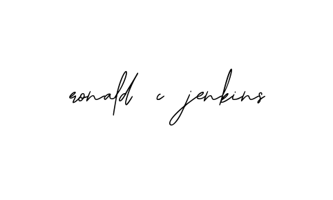 Handwritten Signature for Ronald-c-jenkins - Style 139 Online