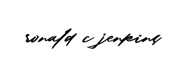 Handwritten Signature for Ronald-c-jenkins - Style 140 Online