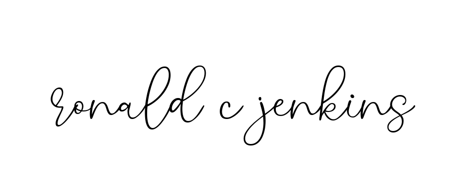 Handwritten Signature for Ronald-c-jenkins - Style 147 Online