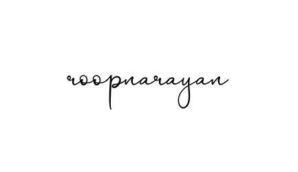 Roopnarayan signature