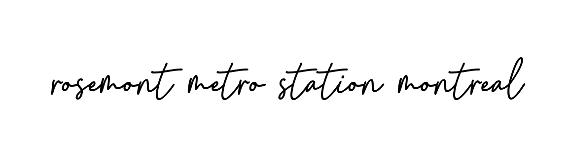 Rosemont-metro-station-montreal signature