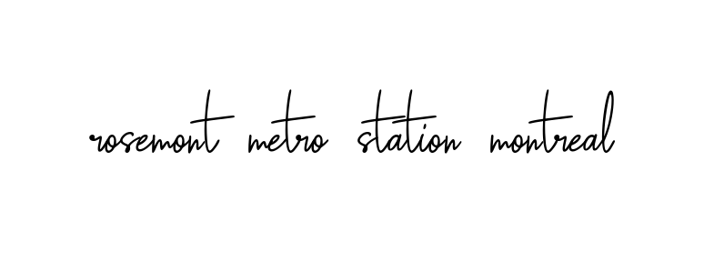 Rosemont-metro-station-montreal signature