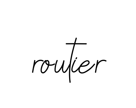 Handwritten Signature for Routier - Style 145 Online