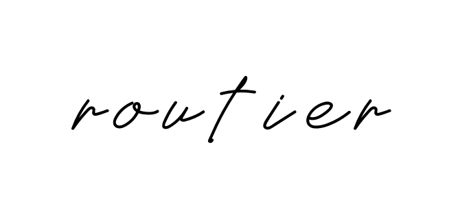 Handwritten Signature for Routier - Style 152 Online