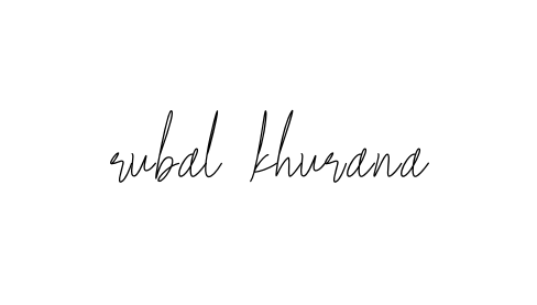 Rubal-khurana signature