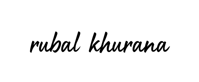 Rubal-khurana signature