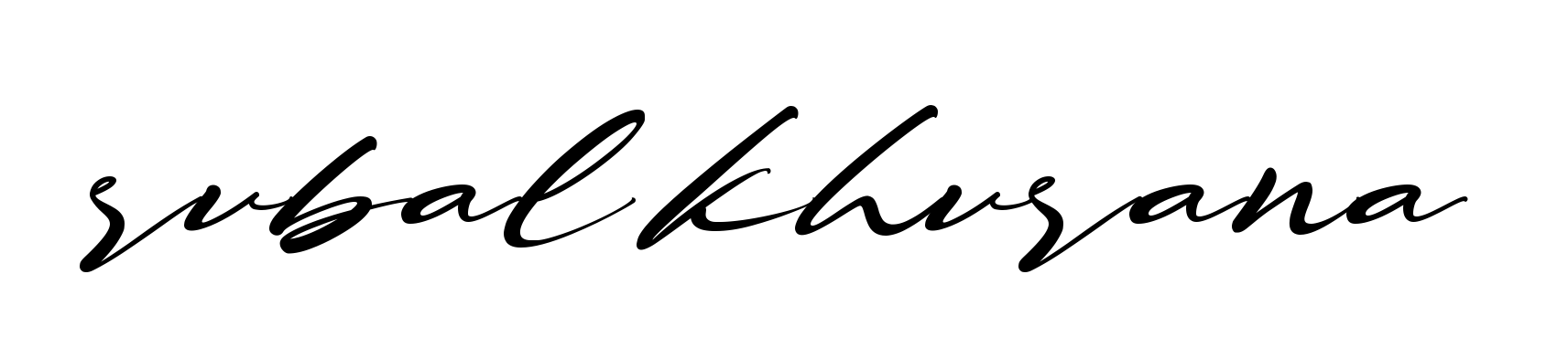 Rubal-khurana signature