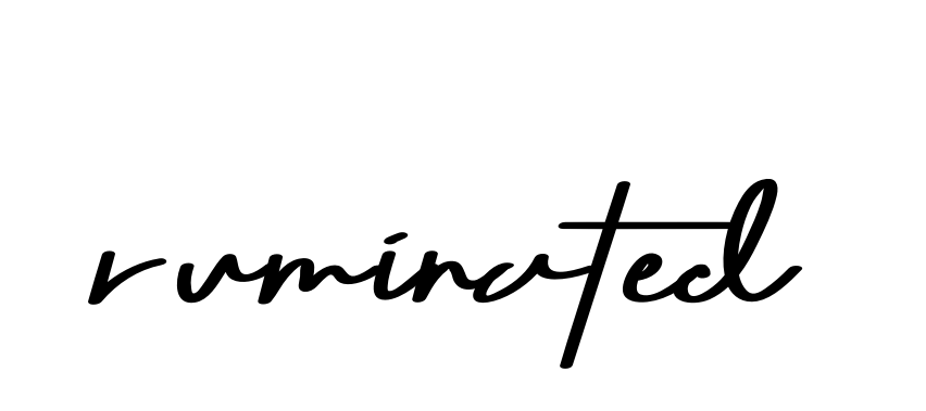 Handwritten Signature for Ruminated - Style 135 Online
