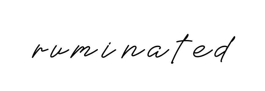 Handwritten Signature for Ruminated - Style 152 Online