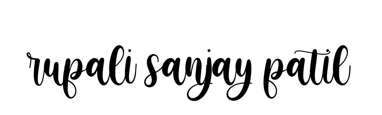 Rupali-sanjay-patil signature