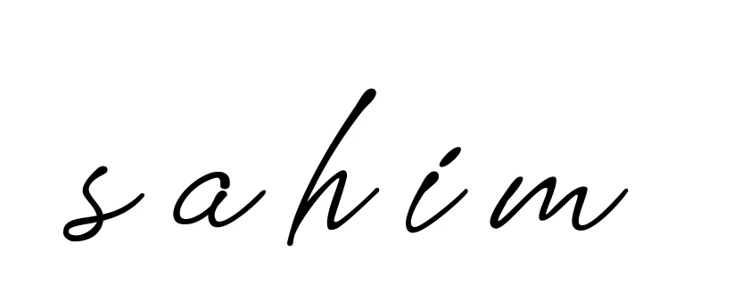 Handwritten Signature for S-a-h-i-m- - Style 151 Online