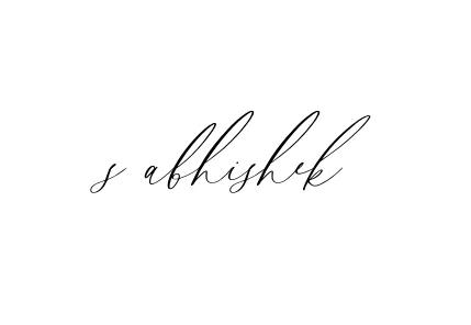 S-abhishek signature