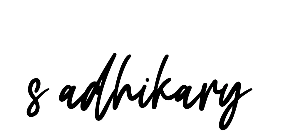S-adhikary- signature
