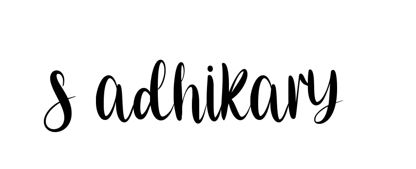 S-adhikary- signature