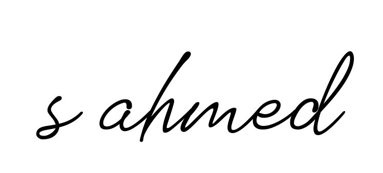 Handwritten Signature for S-ahmed- - Style 151 Online