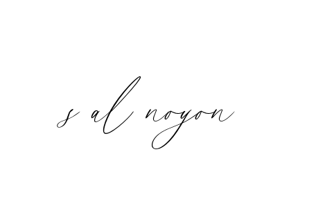 Handwritten Signature for S-al-noyon - Style 134 Online