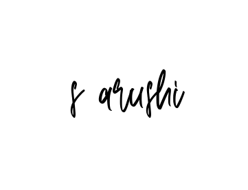 Handwritten Signature for S-arushi - Style 143 Online