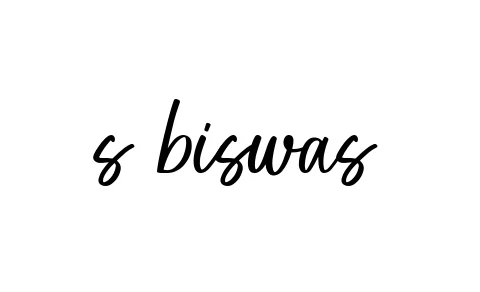 Handwritten Signature for S-biswas - Style 142 Online