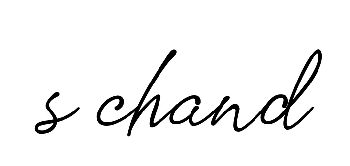 Handwritten Signature for S-chand - Style 151 Online