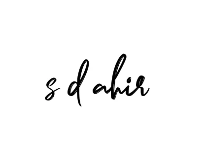 Handwritten Signature for S-d-ahir - Style 141 Online