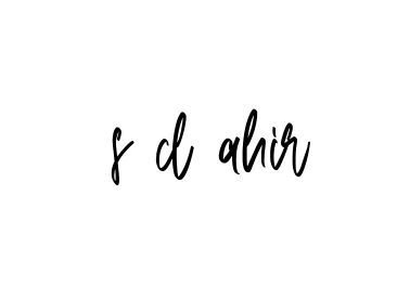 Handwritten Signature for S-d-ahir - Style 143 Online
