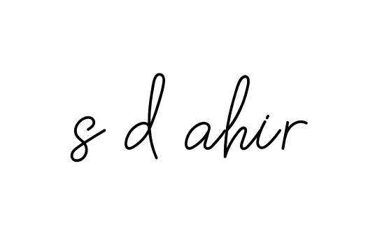 Handwritten Signature for S-d-ahir - Style 145 Online