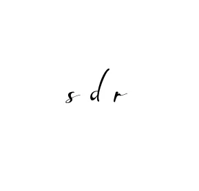 Handwritten Signature for S-d-r - Style 132 Online