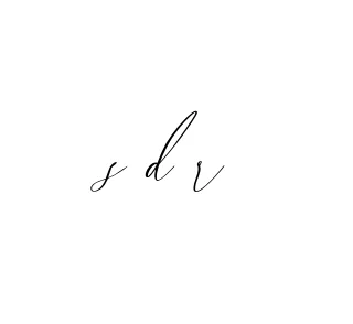 Handwritten Signature for S-d-r - Style 134 Online