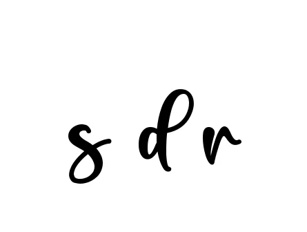 Handwritten Signature for S-d-r - Style 136 Online