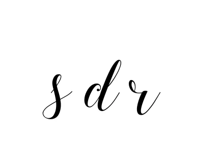 Handwritten Signature for S-d-r - Style 144 Online